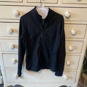 Black 90 Degree by Reflex Long Sleeve Exercise Jacket